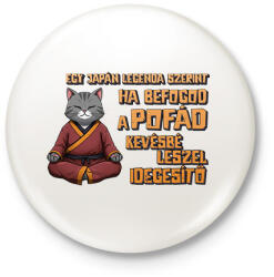 printfashion Egy japán legenda szerint - Kitűző, hűtőmágnes - Fehér (17363876)