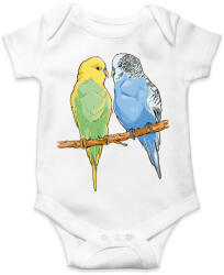printfashion Papagájok - Baba Body - Fehér (17078542)