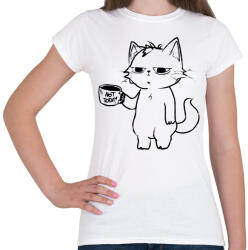 printfashion not today cat - Női póló - Fehér (17325830)