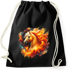 printfashion ló - Sportzsák, Tornazsák - Fekete (17279017)