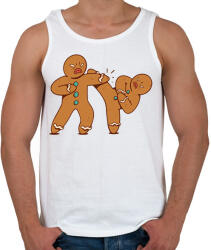 printfashion Mézeskalács karate - Férfi atléta - Fehér (17156501)