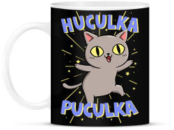 printfashion Huculka Puculka macska - Bögre - Fekete (17362506)
