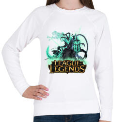 printfashion league of legends Thresh - Női pulóver - Fehér (17329790)