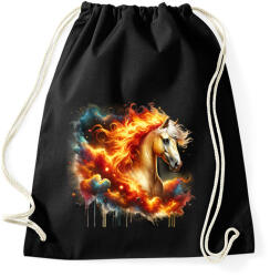 printfashion ló - Sportzsák, Tornazsák - Fekete (17274141)