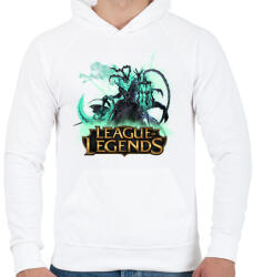 printfashion league of legends Thresh - Férfi kapucnis pulóver - Fehér (17329749)