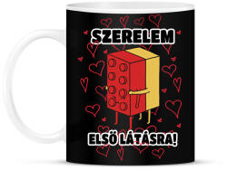 printfashion Szerelem első látásra - Bögre - Fekete (17261826)