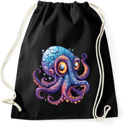 printfashion Polip - Sportzsák, Tornazsák - Fekete (17395931)