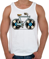 printfashion Bringás lemezen - Férfi atléta - Fehér (17063787)