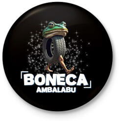 printfashion Boneca Ambalabu - Kitűző, hűtőmágnes - Fekete (17440781)