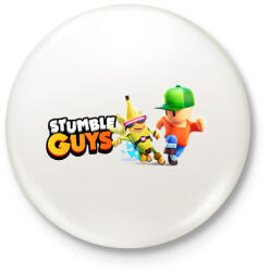 printfashion Stumble Guys - Kitűző, hűtőmágnes - Fehér (16914384)