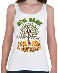 printfashion Apa bank - Női atléta - Fehér (17474715)