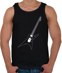 printfashion Gitár - Férfi atléta - Fekete (17431353)