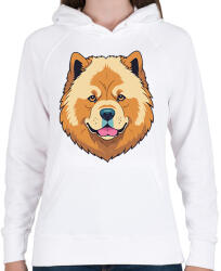printfashion Csau csau - Női kapucnis pulóver - Fehér (17137949)