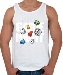 printfashion Társasjáték est - Férfi atléta - Fehér (17071886)