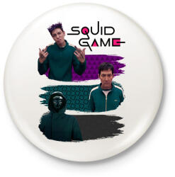 printfashion Squid Game Season 2 - Kitűző, hűtőmágnes - Fehér (17292440)