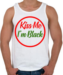 printfashion Kiss me - Férfi atléta - Fehér (16954888)