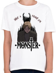 printfashion Monster anime - Gyerek póló - Fehér (17404250)