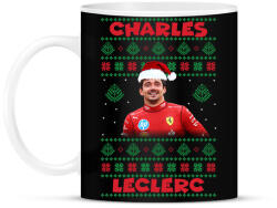 printfashion Karácsonyi Charles Leclerc - Bögre - Fekete (16882472)