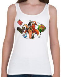 printfashion Naruto Karácsony - Női atléta - Fehér (16875191)