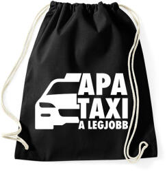 printfashion Apa taxi fehér - Sportzsák, Tornazsák - Fekete (17462067)