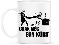 printfashion Csak még egy kört - Bögre - Fehér (17037465)