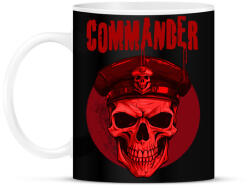 printfashion commander skull - Bögre - Fekete (17301420)