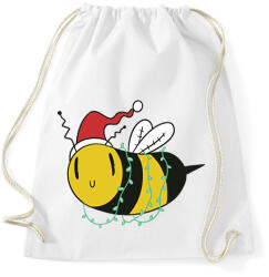 printfashion Karácsonyi méhecske - Sportzsák, Tornazsák - Fehér (16981236)