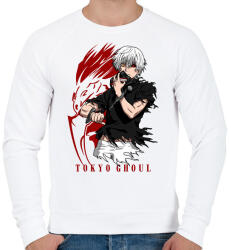 printfashion Tokyo Ghoul - Férfi pulóver - Fehér (17376627)