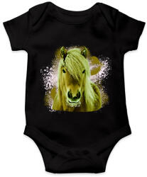 printfashion ló arc 4 - Baba Body - Fekete (17250159)