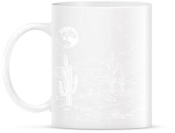 printfashion Sivatagi kaktusz - Bögre - Fehér (17152315)