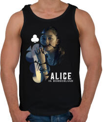 printfashion Alice in borderland KUINA FEHÉR - Férfi atléta - Fekete (17242534)