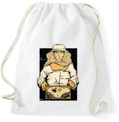 printfashion Méhész - Sportzsák, Tornazsák - Fehér (17057860)