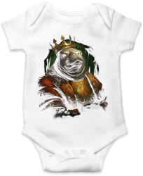 printfashion Fóka király - Baba Body - Fehér (17169905)