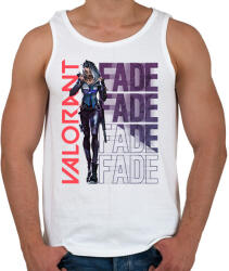 printfashion Valorant Fade - Férfi atléta - Fehér (17330608)