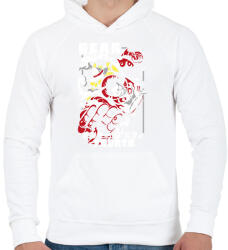printfashion One Piece Gear 4 - Férfi kapucnis pulóver - Fehér (17411843)