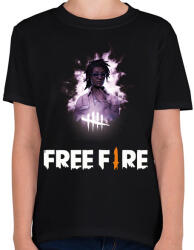 printfashion freefire3 - Gyerek póló - Fekete (17308309)