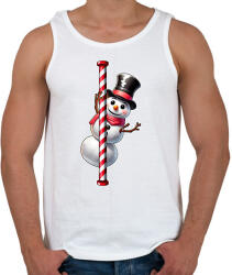 printfashion Hóember - Férfi atléta - Fehér (17015641)