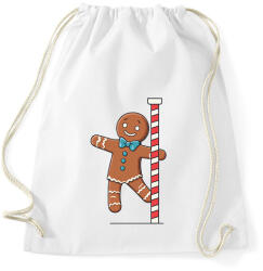 printfashion Vidám mézeskalács - Sportzsák, Tornazsák - Fehér (17007212)