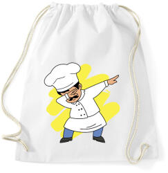printfashion Szakács dab - Sportzsák, Tornazsák - Fehér (17097135)