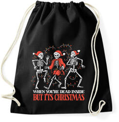 printfashion Karácsonyi csapatás - Sportzsák, Tornazsák - Fekete (16951863)