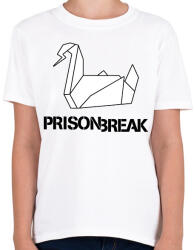 printfashion prison break fekete - Gyerek póló - Fehér (17420550)
