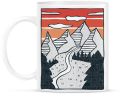 printfashion Túrázás - Bögre - Fehér (17177978)