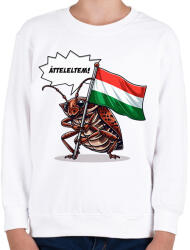 printfashion Átteleltem! - Gyerek pulóver - Fehér (17346562)