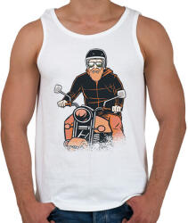 printfashion Motoros - Férfi atléta - Fehér (17166401)