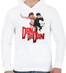 printfashion Dandadan - Férfi kapucnis pulóver - Fehér (17375735)