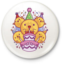 printfashion Kripto szülinap - Kitűző, hűtőmágnes - Fehér (17132578)