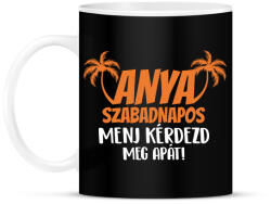 printfashion Anya szabadnapos - Bögre - Fekete (17425012)