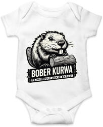 printfashion Bober kurwa - Baba Body - Fehér (17158204)
