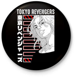 printfashion Tokyo Revengers - Kitűző, hűtőmágnes - Fekete (17401535)
