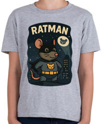 printfashion Ratman - Gyerek póló - Sport szürke (17444490)